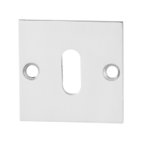GPF0901.48 keyhole escutcheon 50x50x2mm polished stainless steel