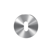 GPF0901VR keyhole escutcheon 53x6mm satin stainless steel