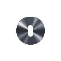 GPF0901VRP1 keyhole escutcheon 53x6mm PVD anthracite