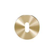 GPF0901VRP4 keyhole escutcheon 53x6mm PVD brass satin