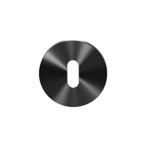 GPF0901VRP5 keyhole escutcheon 53x6mm PVD Black