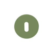 GPF0901VRU3 keyhole escutcheon 53x6mm Urban Jungle Leaf