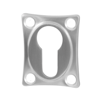 GPF0902.09 cylinder rose 48x38x5mm satin stainless steel
