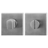 GPF0904.02 Turn and Release set 50x50x8mm satin stainless steel