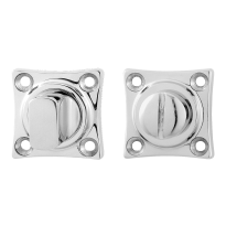 GPF0904.49 Turn and Release set 38x38x5mm polished stainless steel