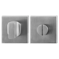 GPF0910.02 Turn and Release set 50x50x8mm satin stainless steel