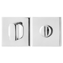 GPF0911.42 Turn and Release set 50x50x8mm polished stainless steel