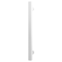 GPF10 pull handle T-model 22x400mm height 55mm white