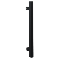 GPF10 pull handle T-model 22x400mm height 55mm black