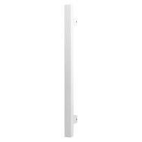 GPF10 pull handle T-model 22x800mm height 55mm white