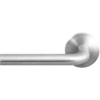 GPF1001.09-00L/R Aka door handle on rose pointing left/ right 50x8mm