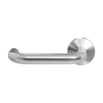 GPF1005.09-00L/R Hoa door handle on rose pointing left/ right 50x8mm