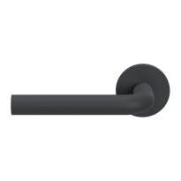 GPF100VRAS door handle on rose pointing left