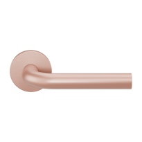 GPF100VRT2 door handle on rose pointing left