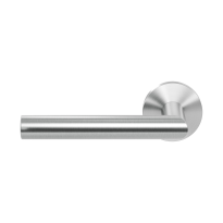 GPF1015.09-00L/R Toi door handle on rose pointing left/ right 50x8mm