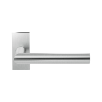 GPF1015.09-01R Toi door handle on rose pointing right 70x32x10mm