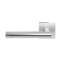 GPF1015.09-02L Toi door handle on rose pointing left 50x50x8mm