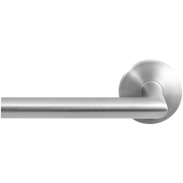 GPF1016.09-00L/R Toi door handle on rose pointing left/ right 50x8mm