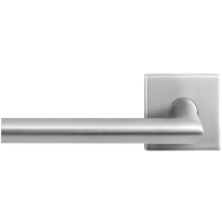 GPF1016.09-02L Toi door handle on rose pointing left 50x50x8mm