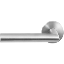 GPF1020.09-00L Mai door handle on rose pointing left 50x8mm