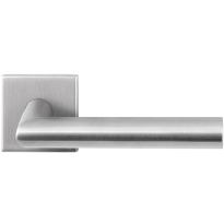 GPF1020.09-02R Mai door handle on rose pointing right 50x50x8mm