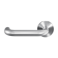 GPF105VR door handle on rose pointing left