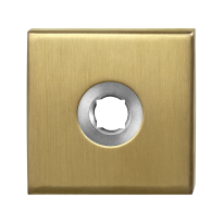 GPF1100.02P4L Rose 50x50x8mm PVD brass satin left turning