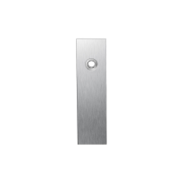 GPF1100.15 short backplate rectangular blind satin stainless steel