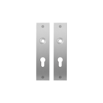 GPF1100.16 flat backplate rectangular 55PZ satin stainless steel