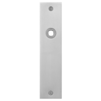 GPF1100.16L/R flat backplate rectangular links-/ right handed satin stainless steel