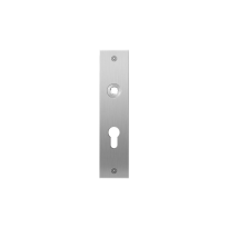 GPF1100.16L/R flat backplate rectangular 55PZ links-/ right handed satin stainless steel
