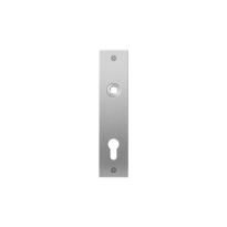 GPF1100.16L/R flat backplate rectangular 72PZ links-/ right handed satin stainless steel