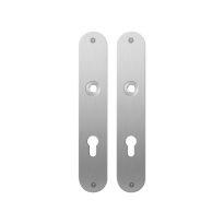 GPF1100.21 flat backplate rounded 72PZ satin stainless steel