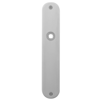 GPF1100.21L/R flat backplate rounded left-/ right handed satin stainless steel