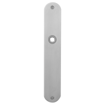 GPF1100.22L/R flat backplate rounded left-/ right handed satin stainless steel