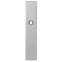 GPF1100.25 long backplate rectangular PC57 satin stainless steel