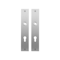 GPF1100.26 flat backplate rectangular 72PZ satin stainless steel