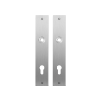 GPF1100.26 flat backplate rectangular 85PZ satin stainless steel