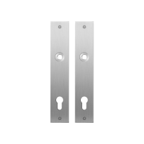 GPF1100.26 flat backplate rectangular 92PZ satin stainless steel