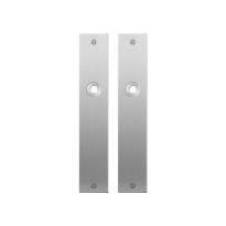GPF1100.26 flat backplate rectangular satin stainless steel