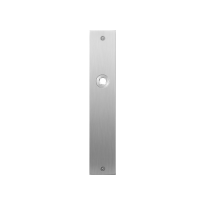 GPF1100.26L/R flat backplate rectangular blind left-/ right handed satin stainless steel