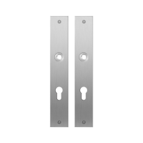 GPF1100.27 flat backplate rectangular 72PZ satin stainless steel