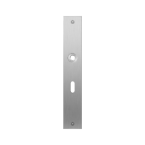 GPF1100.27L/R flat backplate rectangular lock 56 links-/ right handed satin stainless steel