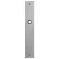 GPF1100.27L/R flat backplate rectangular links-/ right handed satin stainless steel