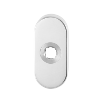 GPF1100.44 Rose 70x32x10mm polished stainless steel