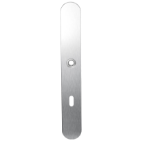 GPF1100.70L long backplate XL rounded lock 72 left handed satin stainless steel