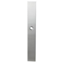 GPF1100.75 long backplate XL rectangular satin stainless steel