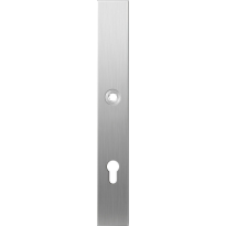 GPF1100.75R long backplate XL rectangular 85PZ right handed satin stainless steel