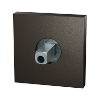 GPF1102.A1.0400 Rose 50x50x8mm Dark blend with welded knob fastener