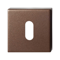 GPF1102.A2.0901 Keyhole escutcheon 50x50x8 mm Bronze blend